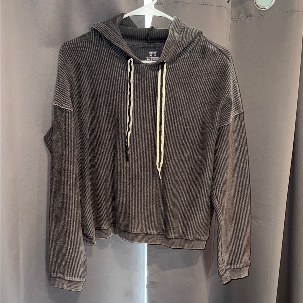 Cozy Gray Hoodie by American Eagle Outfitters